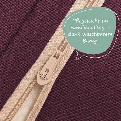 Sitzsack für Kinder lila - 119 x 52 x 70 cm