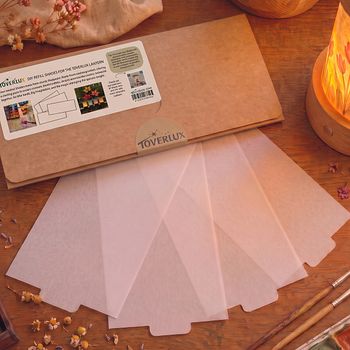 DIY Lampenschirme für Laterne - Neutral