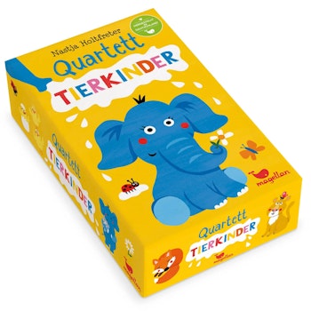 Quartett Spiel Tierkinder ab 5 Jahren