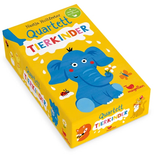 Quartett Spiel Tierkinder ab 5 Jahren