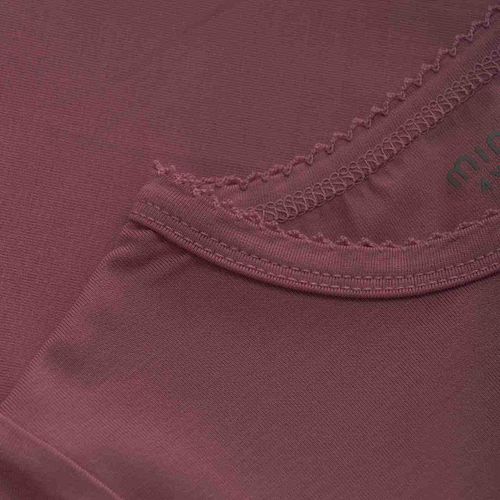 T-Shirt Minymo kurzarm Bambus Uni