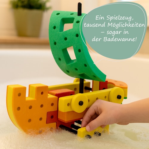 Kreatives Bauset aus Schaumstoff 54 Teile - Adventure