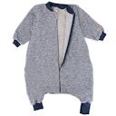 Vorschaubild Babyschlafsack Wollplüsch mit Füßen und Ärmeln