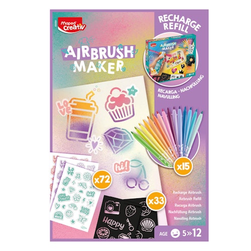Pastell-Stifte-Set für AIRBRUSH MAKER mit ab 5 Jahren