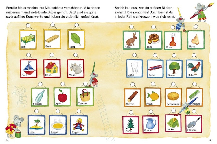 Buchstaben Spiele ab 4 Jahre Mitmachbuch