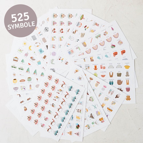 Wochenplaner Affirmation Tiger inkl. 525 Symbole