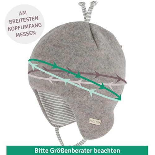 Umschlag Strickmütze Wolle Seide