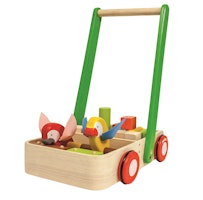 Lauflernwagen klappernde Vögel