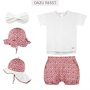 Vorschaubild Leichte Popeline Babyshorts Blumen