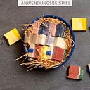 Vorschaubild Konfetti Seife mit Rosengeranien und Mangoduft 100 g