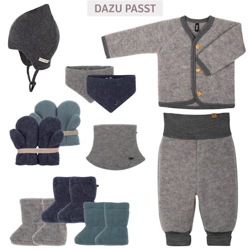 Warme Strickmütze Alpaka-Merino Woll Mix