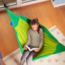 Vorschaubild Bio Kinderhängematte Froggy Grün ab 3 - 12 Jahre