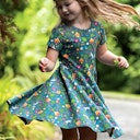 Vorschaubild Flatter Sommerkleid Regenbogen
