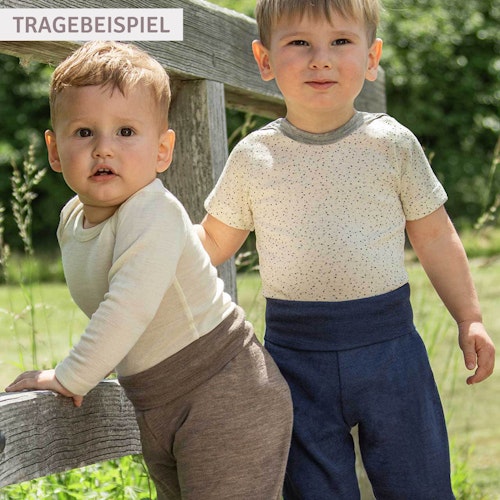 Wolle Seide Body langarm