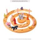 Vorschaubild Grimms Stecker Pferd violett Geburtstagsspirale