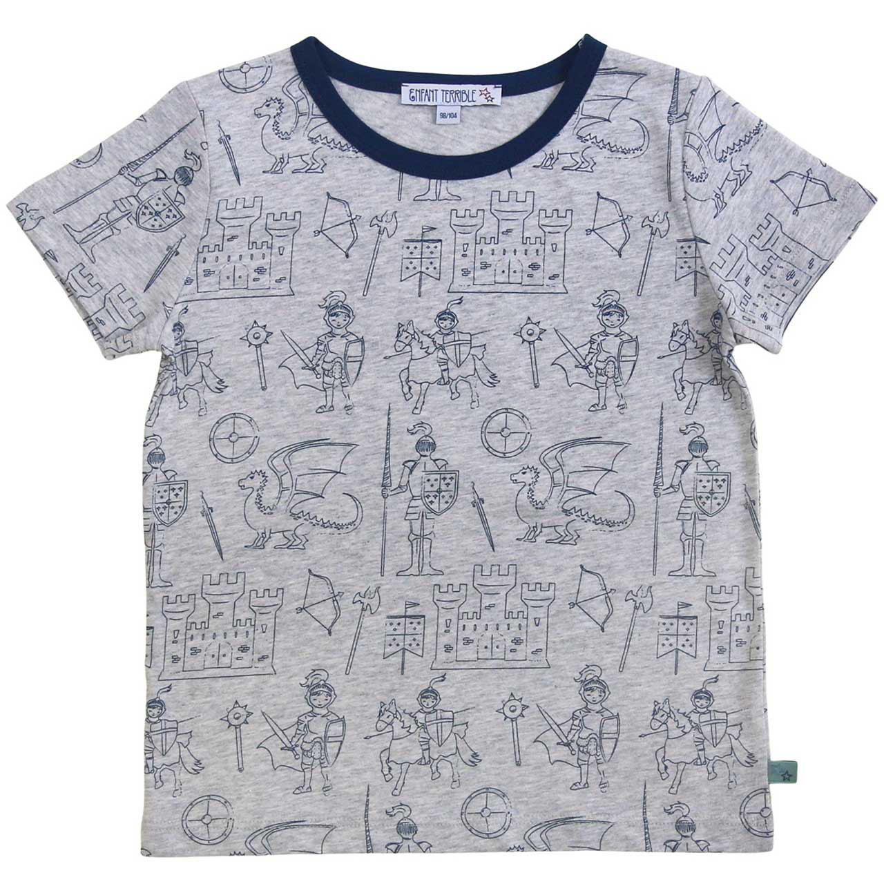 Tiger Alloverdruck Shirt kurzarm