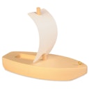 Vorschaubild Holz Boot zum selber Basteln ab 4 Jahre 14 cm lang