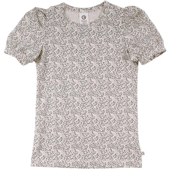 Edles T-Shirt Puffärmel Blümchen Design