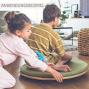 Vorschaubild Wobbel Auflage 360 aus recyceltem Polyester Uni oliv-grün