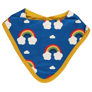 Leichtes Dreiecktuch Regenbogen blau