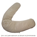 Vorschaubild Bio Stillkissen mit Maisvlies "raschelfrei" gestreift
