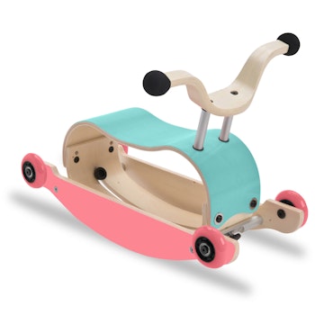 3in1 Rutschfahrzeug ab 9 Monate - Mini Flip blau/pink