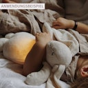 Vorschaubild Der Summhase mit Lampe grau aus Baumwolle und Polyester