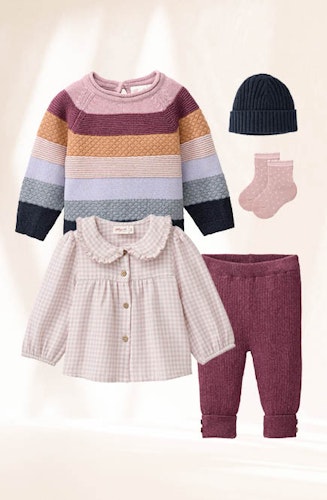 Bequeme Strickhose Rippstrick