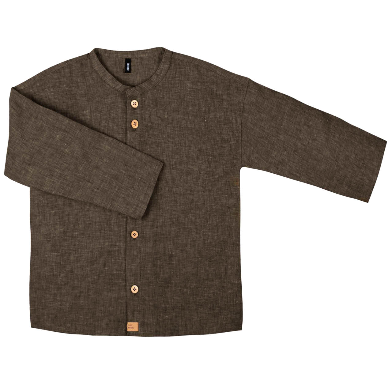 Leichtes Hemd langarm Leinen