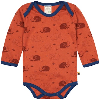 Body langarm Mammut rostrot