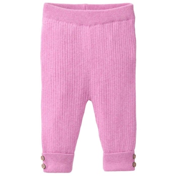Warme Strickhose anthrazit meliert