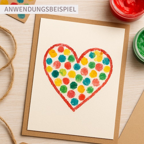 Bio Fingerfarben für klein Kinder 4er Set AKI