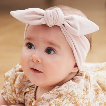 Edles Haarband uni rose