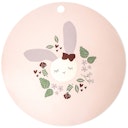 Vorschaubild Tischset Silikon Hase rosa