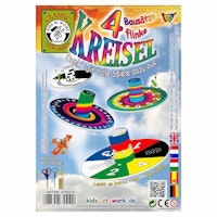 Spielzeug Kreisel Bastelset – 4 Kreisel ab 6 Jahre