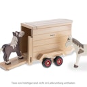 Vorschaubild Pferdeanhänger 32 cm Vollholz 3 - 8 Jahren