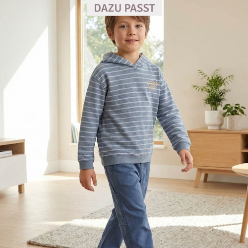 Edle Twill-Stretch Hose hellblau