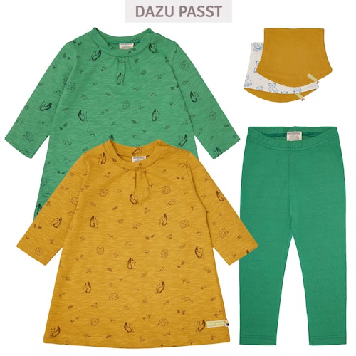 Leichte Ripp Leggings uni