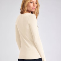 Taillierter Damen Rippstrickpullover
