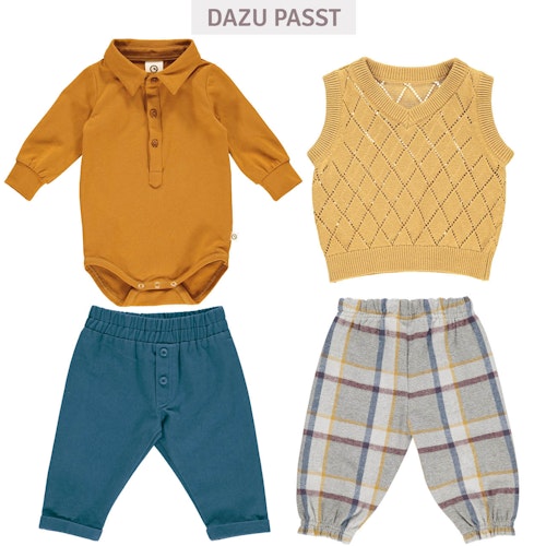 Robuste Twill Hose jeansartig