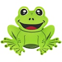 Vorschaubild 2er Set Tauchtiere aus Neopren Frosch und Nilpferd