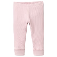 Edle Ripp Leggings rosa