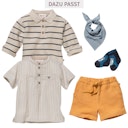 Vorschaubild Leichte Musselin Shorts honiggelb