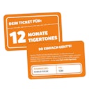 Vorschaubild Tigerticket – 12 Monate Zugang zu tigertones