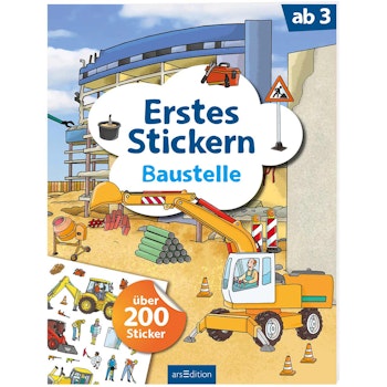 Stickerheft Baustelle ab 3 Jahre