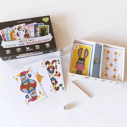 Meine bunte Karten- und Würfelspielwelt Spielesammlung ab 5 Jahren