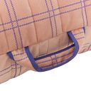 Vorschaubild Samt Sitzsack für Kinder rosa-lila - 119 x 52 x 70 cm