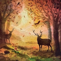 Vogel Geluk - Komorebi nur die FOLIE