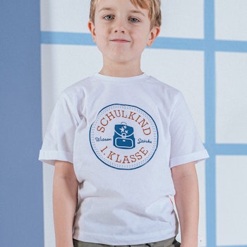 T-Shirt Schulkind Petrol