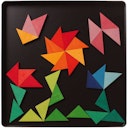Vorschaubild Magnetspiel Dreiecke Grimms, 64 Teile (16 x 16 cm)